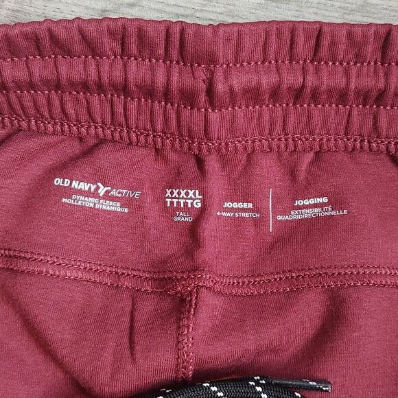 New With Tag Old Navy Size XXXXL Tall Dynamic Fleece Jogger Sweatpants For Men - Picture 7 of 9